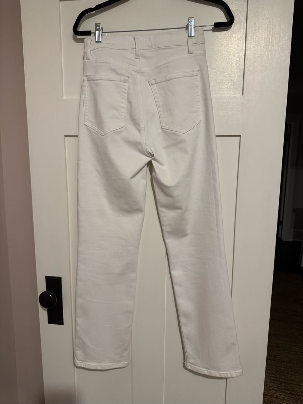 Frame Denim - Le Sleek Straight White Jeans - Picture 7 of 11